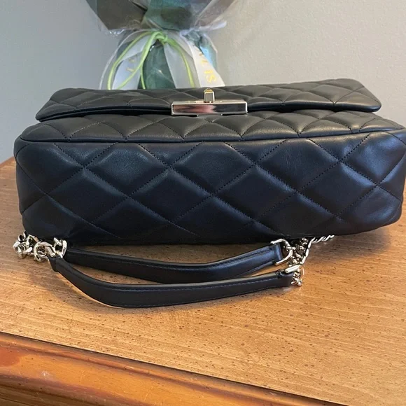 Kate Spade Black Quilted Shoulder Bag - Picture 4 of 4